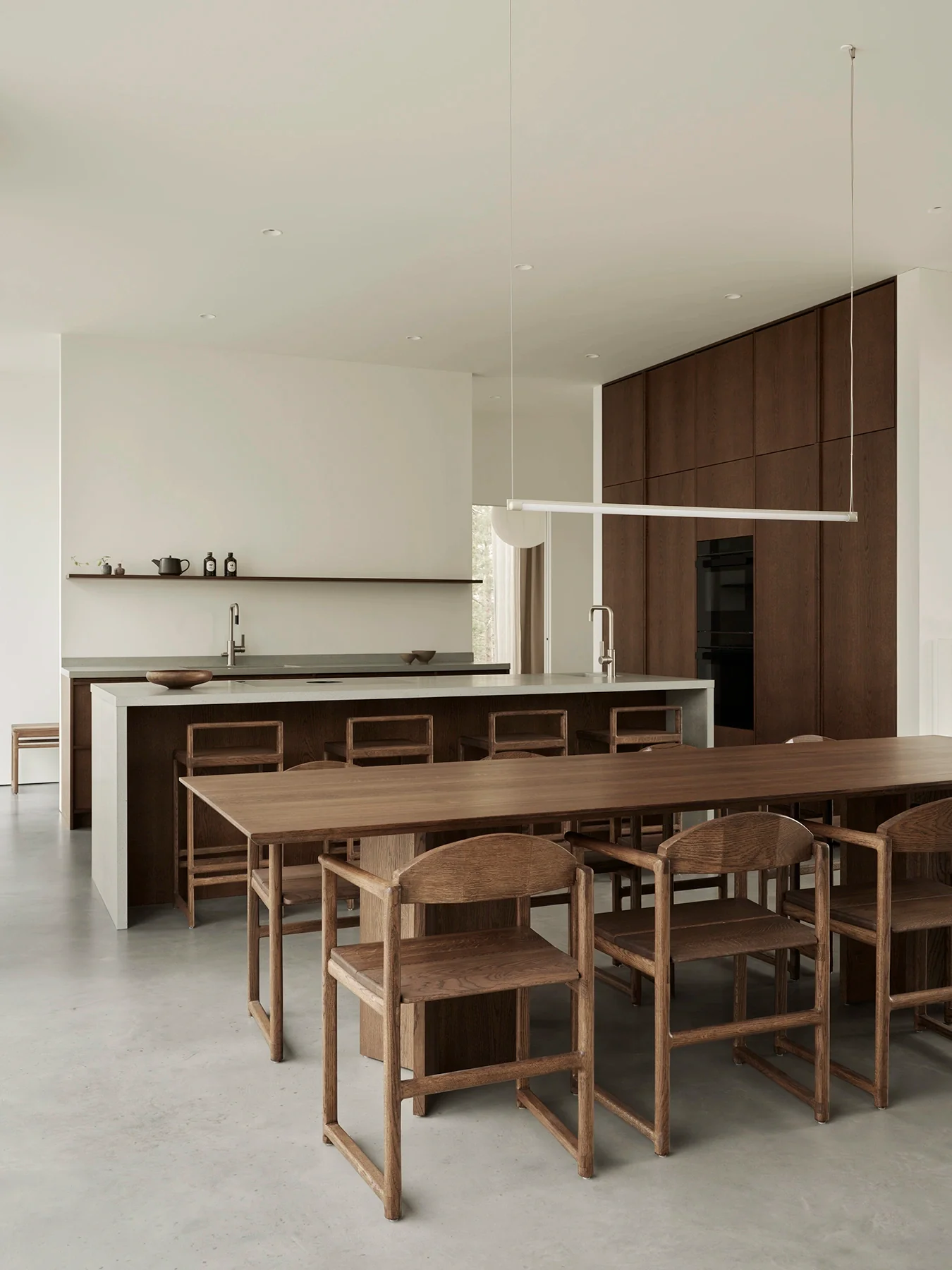 Dining table Ann - Dark oak Wood - Image 6