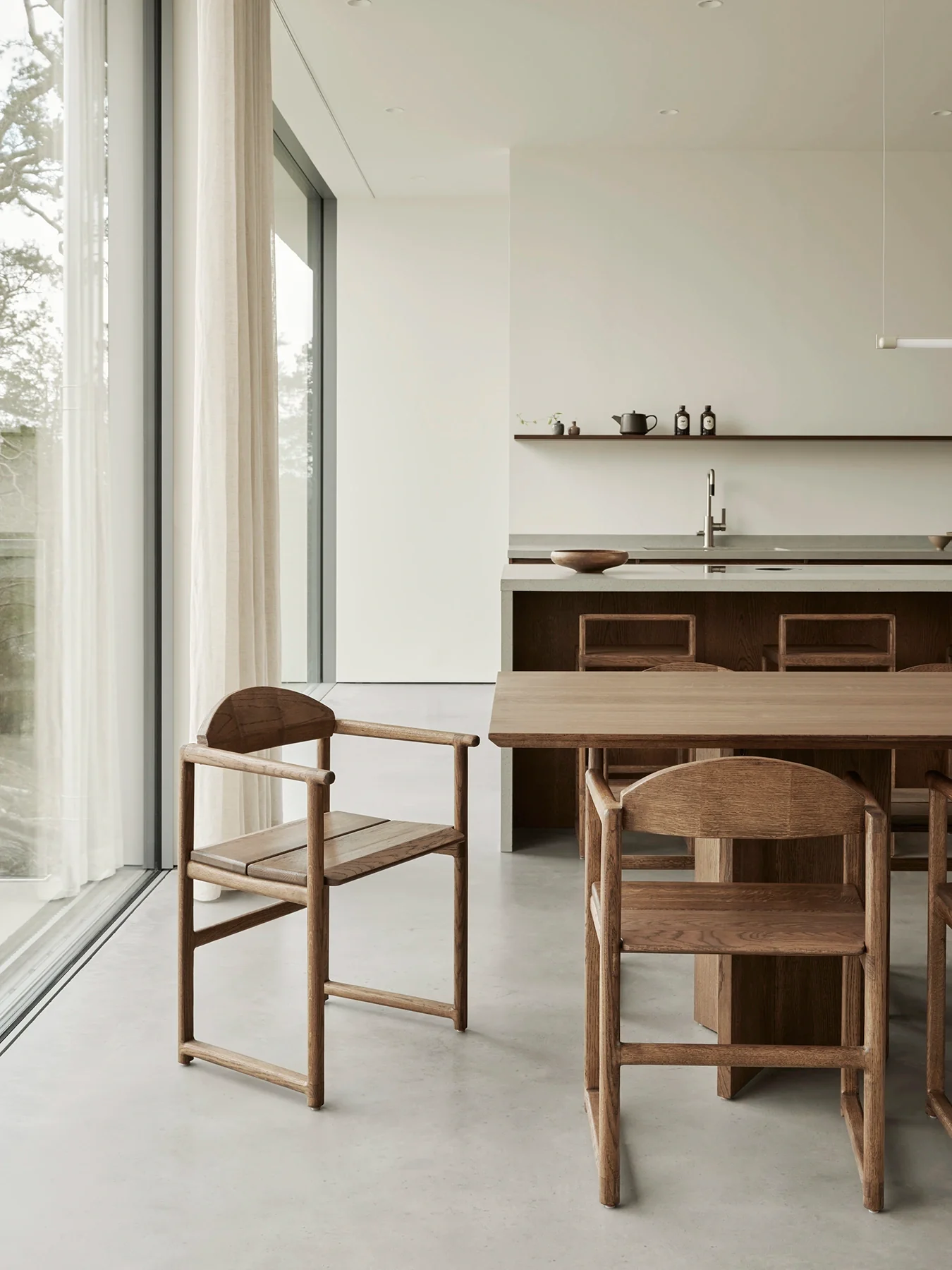 Dining table Ann - Dark oak Wood - Image 7