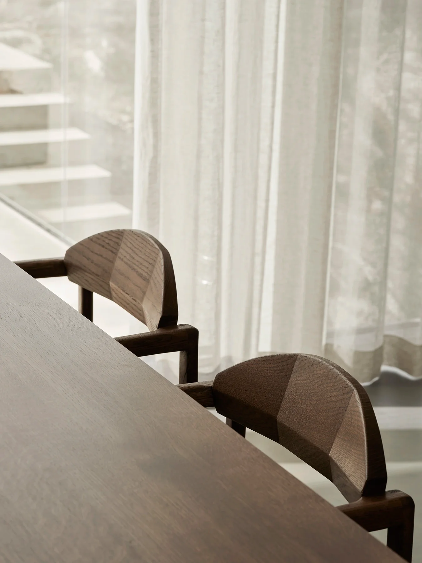 Dining table Ann - Dark oak Wood - Image 8
