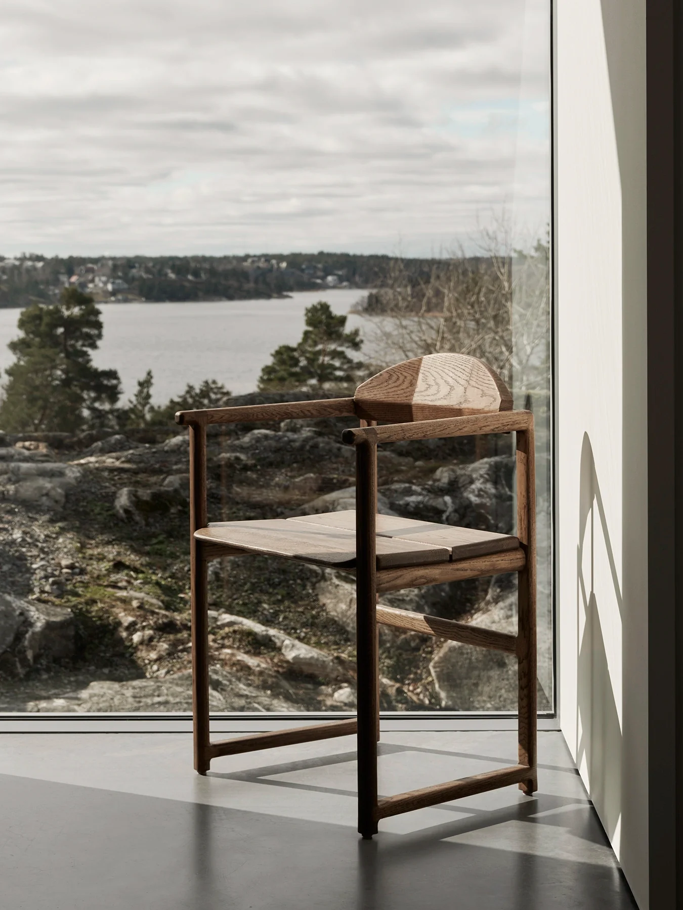 Dining chair Erik  - Dark Oak Wood Frame - Image 7