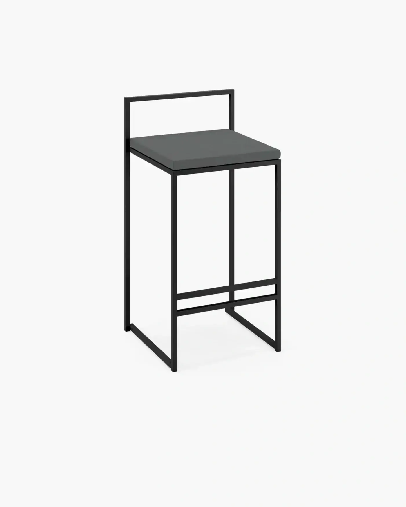 Outdoor Bar Stool Tora – Black – Onyx Acrylic