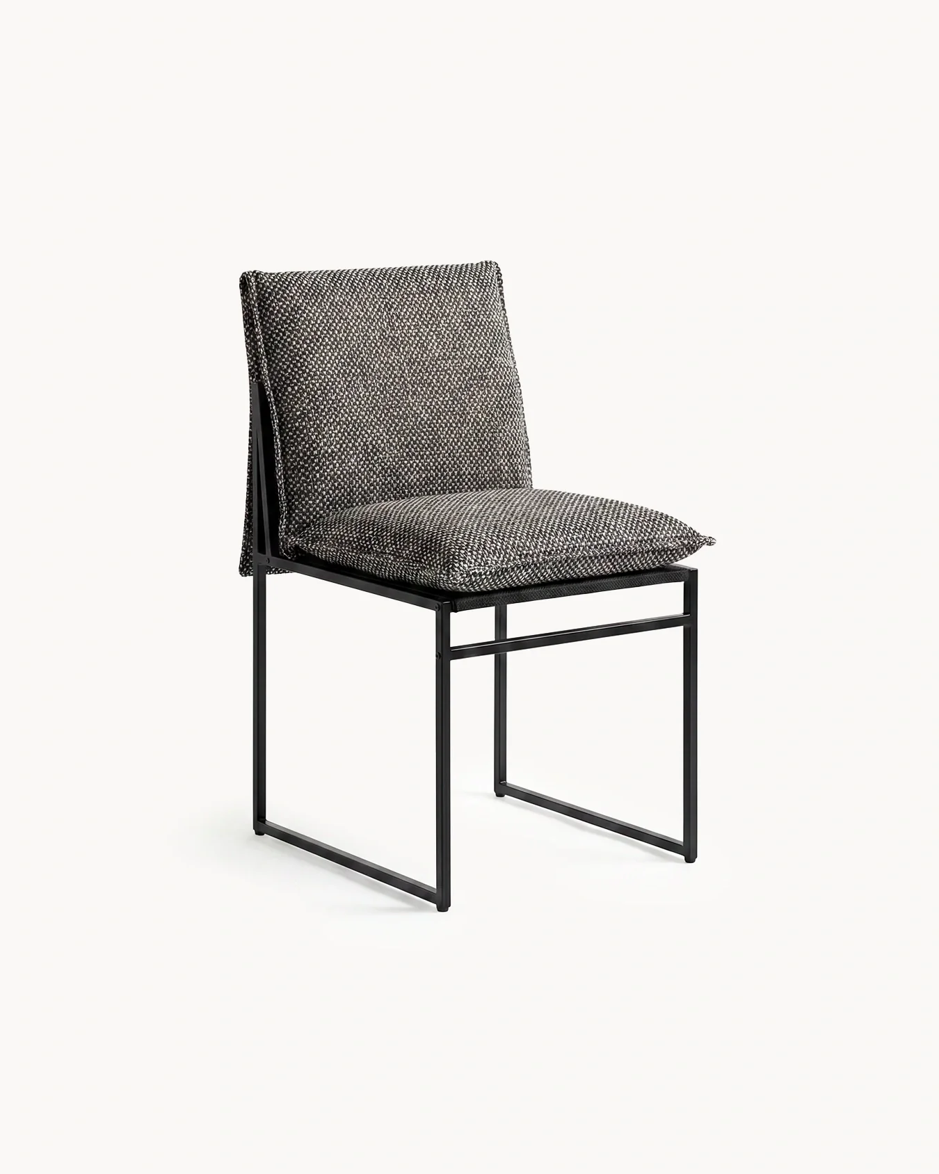Garden Dining Chair Isa – Black Frame – Dusk