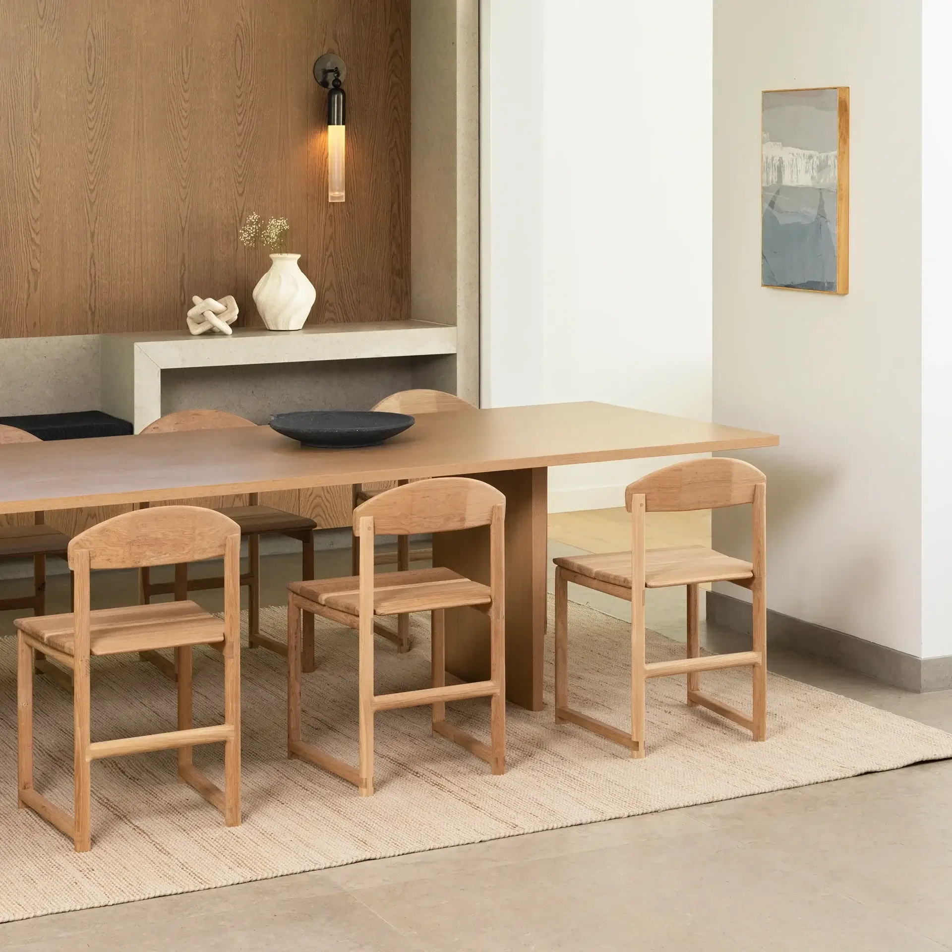 Dining chair Karin - Oak Wood Frame - Image 3