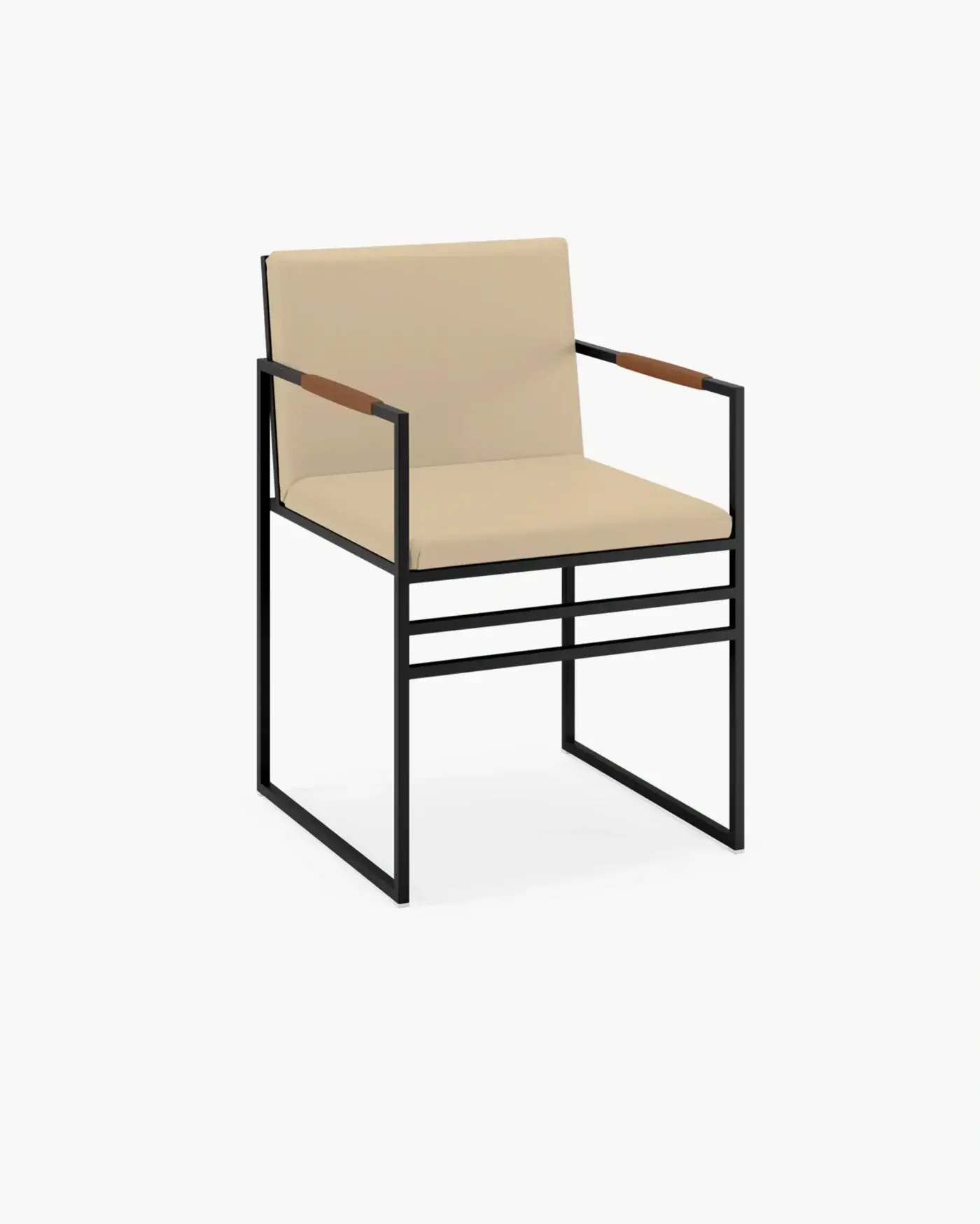 Sella - Black - Latte leather - Chocolate