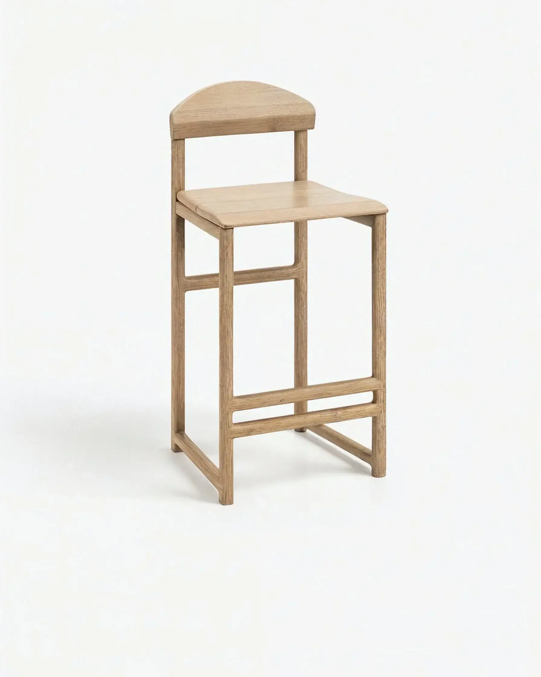 Oak Bar Stool Ted – Oak – Design Your Own - Image 2