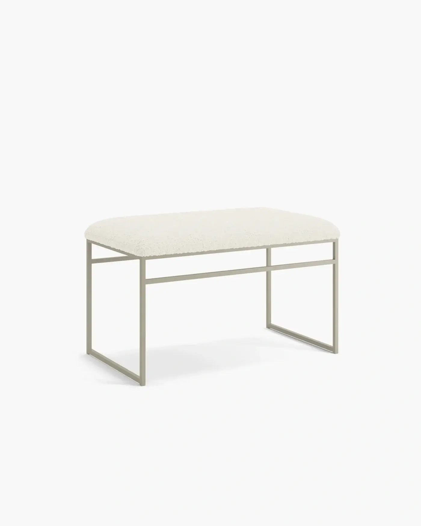 Bench Wilma - Taupe frame - Design your own
